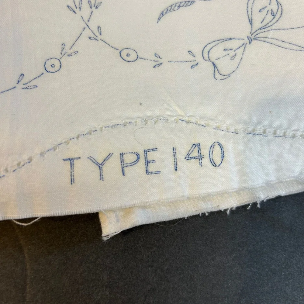 Vintage Minuet Stamped Floral Pillow Tubing #3620 To Embroider 64x21‎ NOSWT